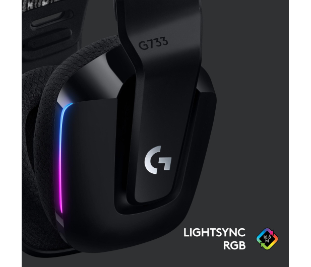 Logitech OUTLET - G733 Lightspeed czarne - 1477266 - zdjęcie 9
